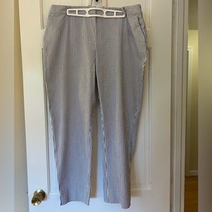 Brooks Brothers Seersucker cropped paints.  Size 14.  Worn once.